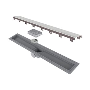 Ralo Linear Elleve Smart Seco 260 60cm com Tampa Inox