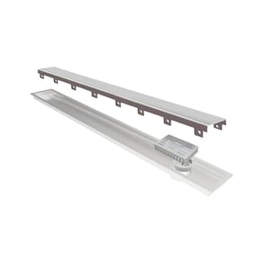 Ralo Linear Elleve Multimaster 278 110cm com Tampa Inox