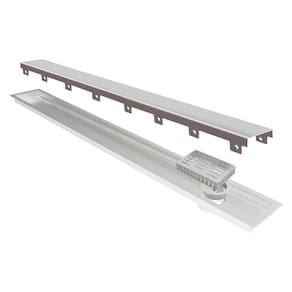 Ralo Linear Elleve Multimaster 286 190cm com Tampa Inox