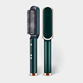 Escova Pente Alisadora Profissional Bivolt Verde