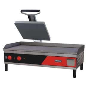 Chapa Elétrica com Prensa 100x48cm CE102T Inox Croydon 220V
