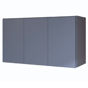 Armario 3 Portas 90Cm Preto