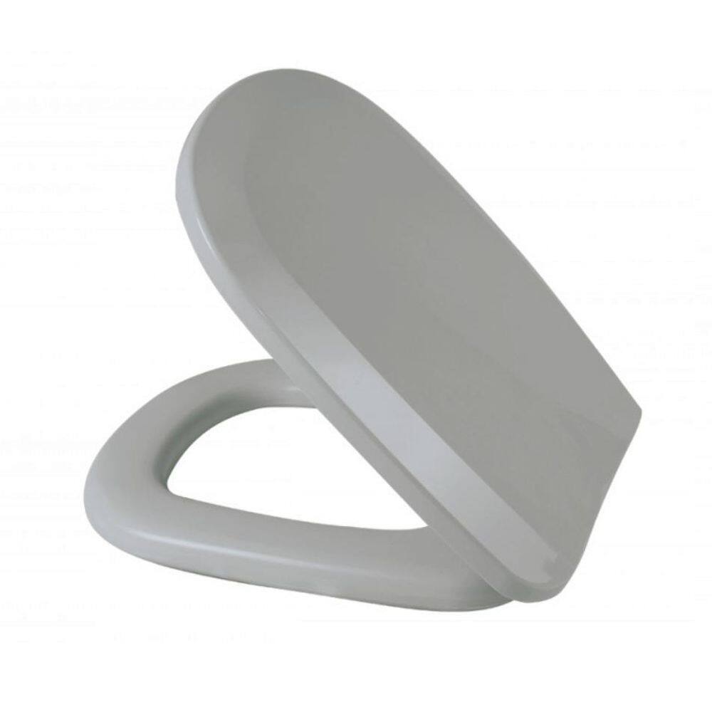 Assento Almofadado Life Cinza Claro Tampa Bacia Celite Cinza