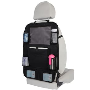 Organizador De Assento 100%Poliester Cor Preto