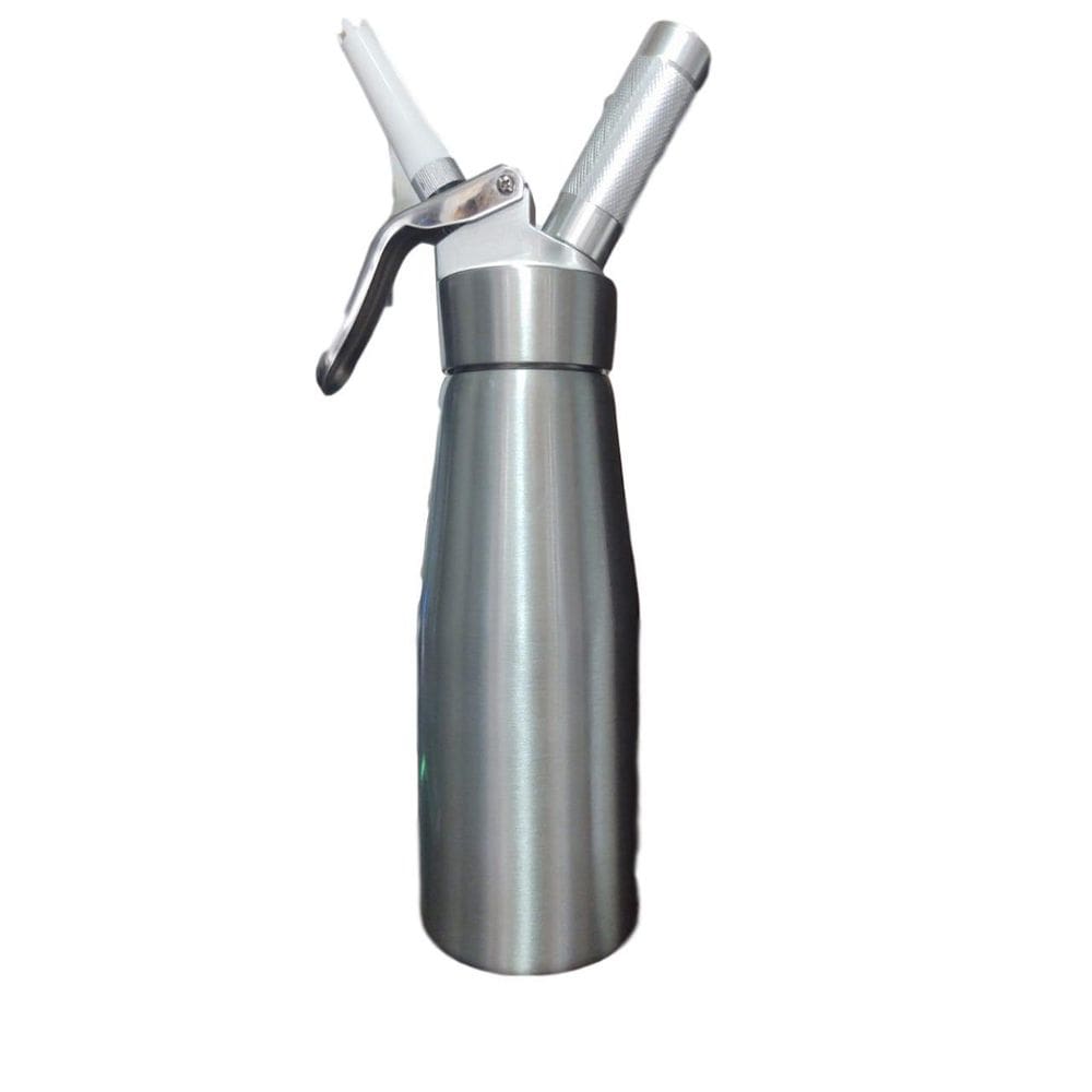 Garrafa Para Chantilly Sifão 500Ml Prata  - Fpro