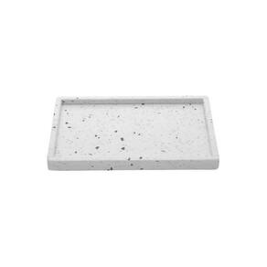 Bandeja Retangular Em Mármore Terrazzo 27x17cm Lyor