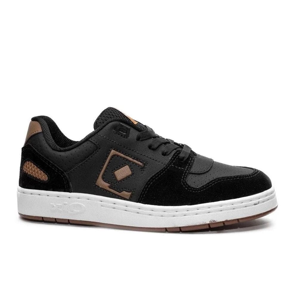 Tênis Qix Full Casual Masculino Preto Caramelo