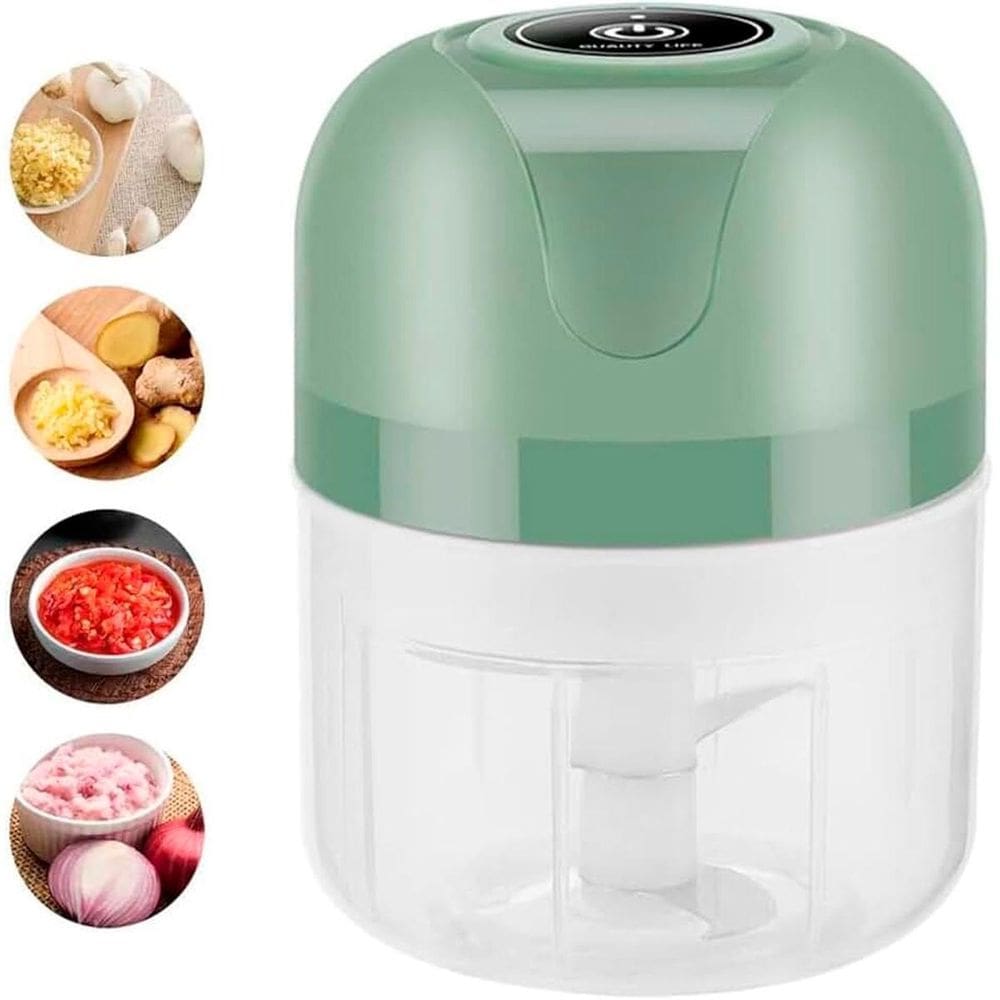 Moedor De Alimentos Mini Elétrico 250Ml Para Temperos E Mais
