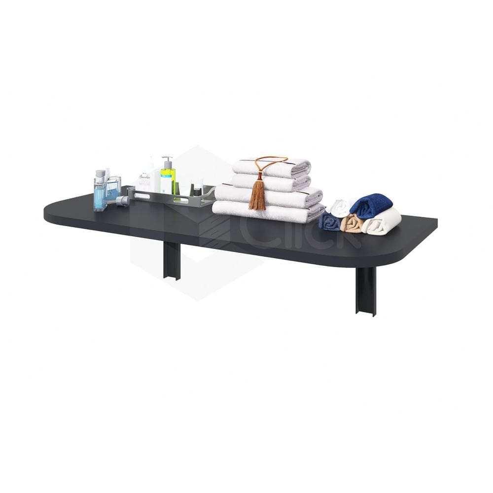 Tampo Mesa Dobrável Suspensa 90x40 Cm Preto