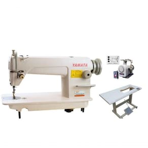 Reta Yamata Com Motor Eletrônico Costura De Tudo 400W 110v