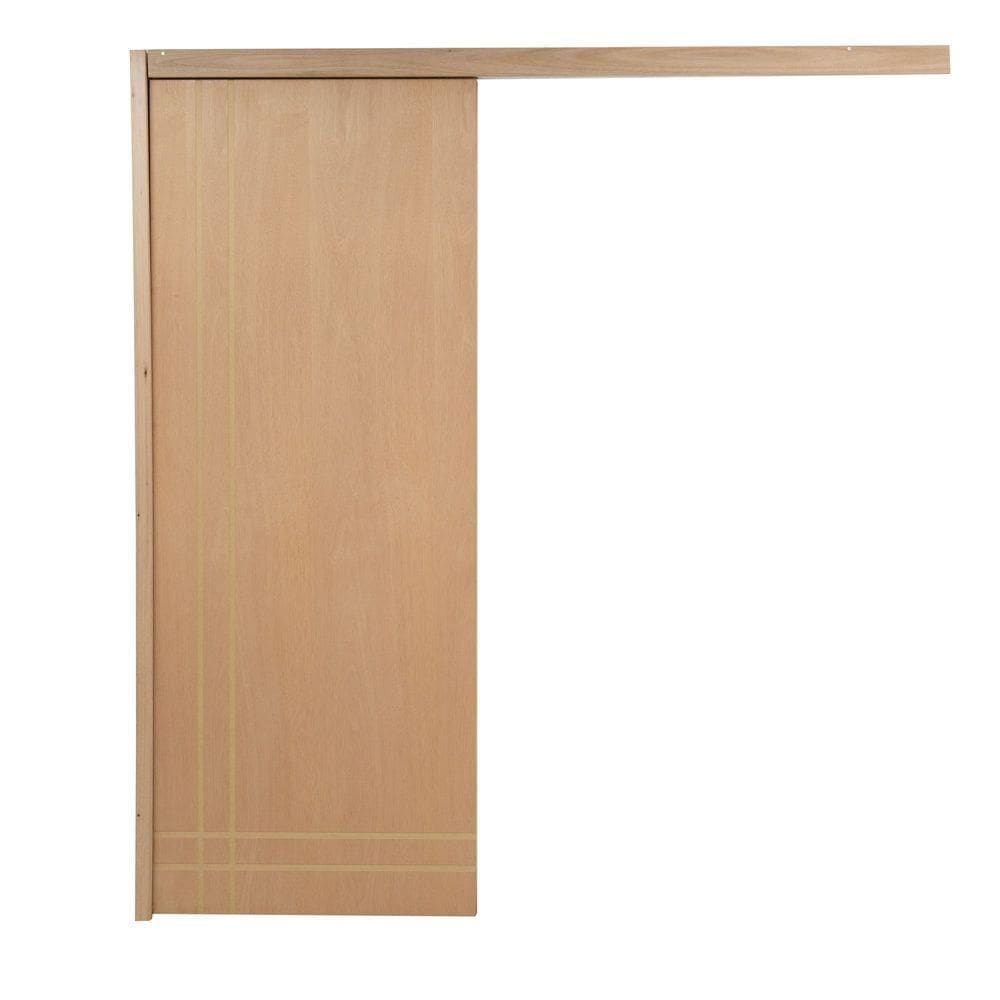 Porta De Correr P- Verniz Frisada F06 210x80