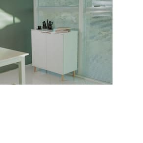 Aparador para Sala de Estar 2 Portas R-632 Branco