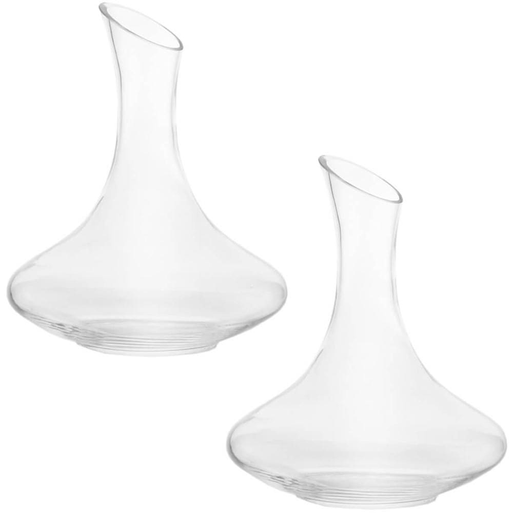 2 Jarras Decanter para Vinho Vidro 1,5 Litros Wolff Decantador para Adegas Bares