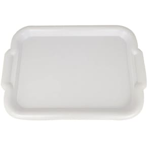 Bandeja Branca para Servir de Plástico 39x28cm Cinquetti Clássica Restaurante Bar Hotel