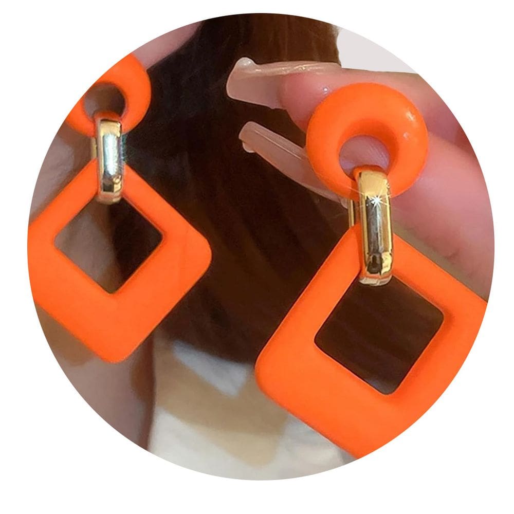 Brincos Femininos Pendentes de Gota Geométrica