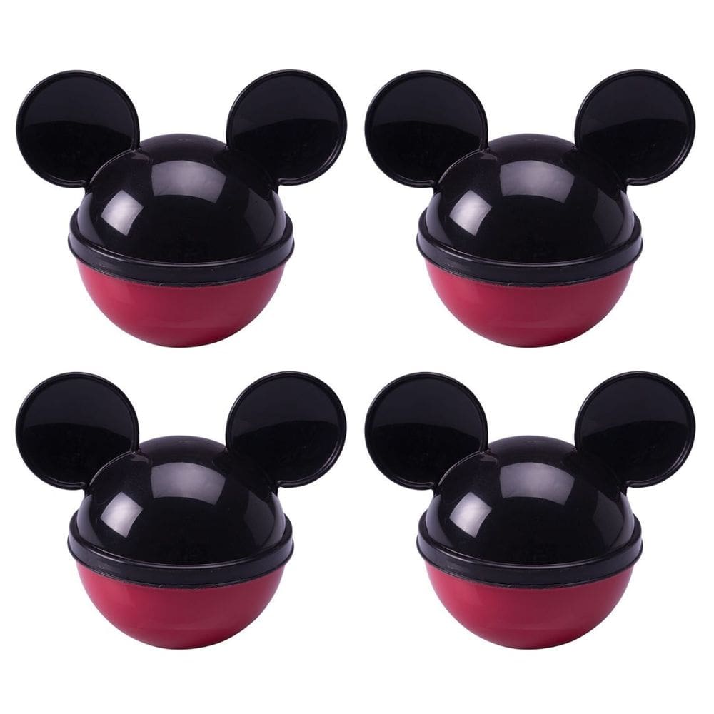 Kit 4 Porta Objetos Lembrancinha Aniversário Mickey 220ml - Plasútil