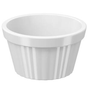 Conjunto 40 Ramekins Brancos 90ml Plástico Restaurante Pote Maionese Chimichurri Vinagrete Uno Coza