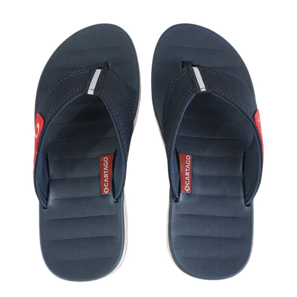 Chinelo Cartago Málaga Masculino Azul Vermelho