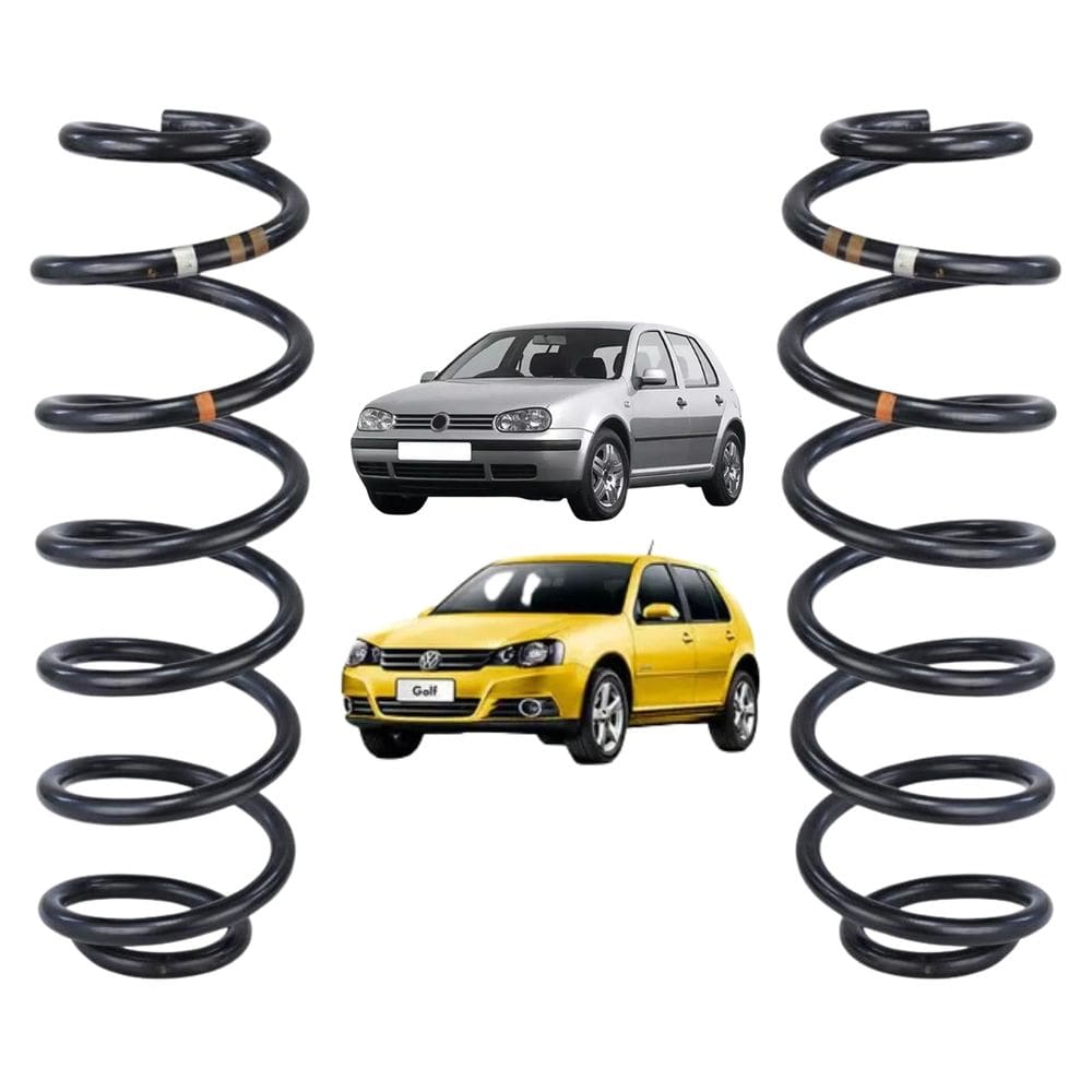 2 Molas Helicoidais Traseiras Cofap Golf 2000 A 2007