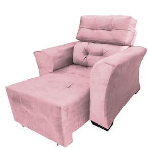 Poltrona Do Papai Reclinável Retrátil Amamentação Grécia Rosa