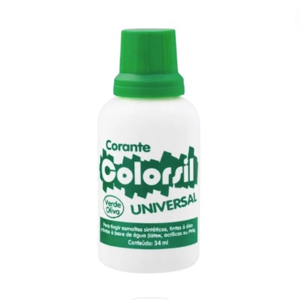 Corante Liquido Verde Oliva 34Ml Colorsil