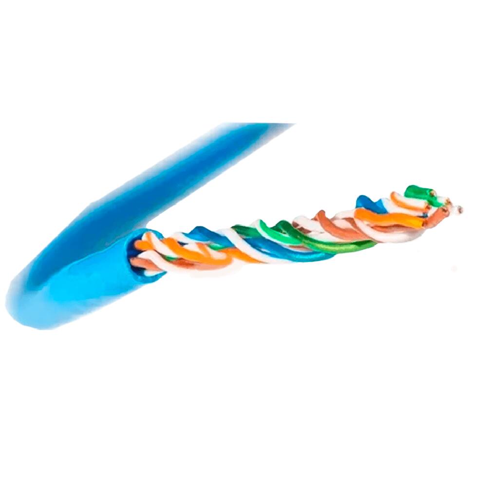 Cabo CFTV Intelbras 4PX24 AWG 300M AZUL MULTI CAM MC8CAZ