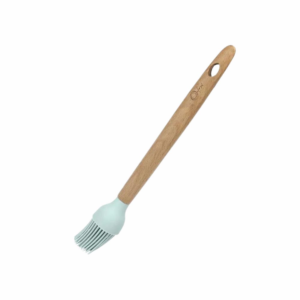 Pincel Em Madeira Com Silicone 25,5cm Water Blue Oxford