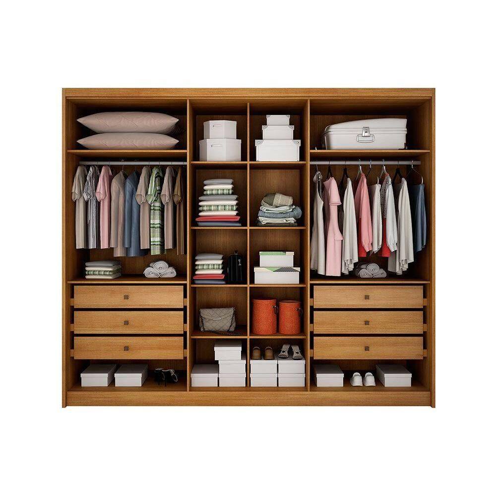Guarda Roupa Casal 6 Portas e 6 Gavetas Rizon/Linea | Ponto