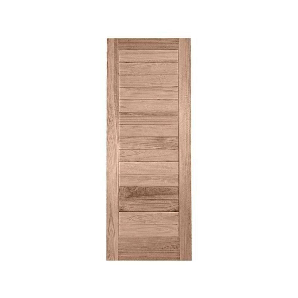 Kit com 2 Folhas de Porta de Madeira 210x80cm Pe31 Esel Natural