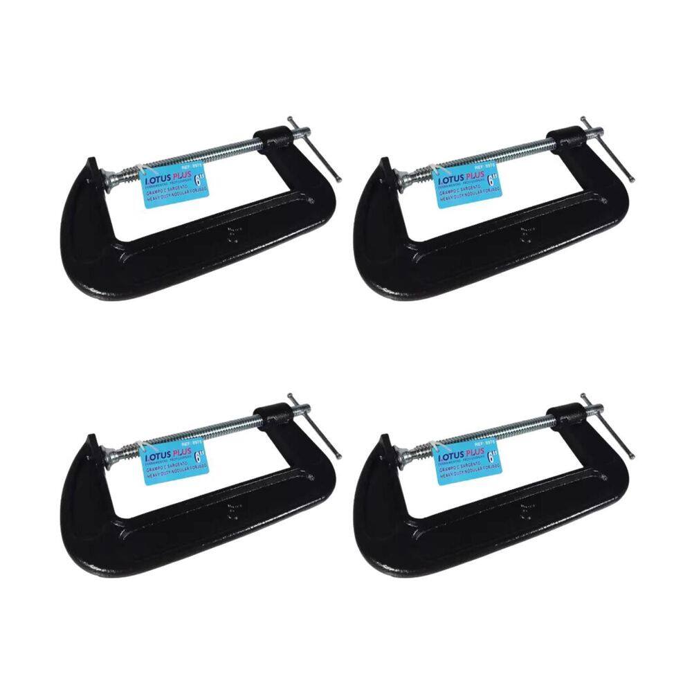 Kit 4 Grampos C Sargento 6 Polegadas Plus Lotus