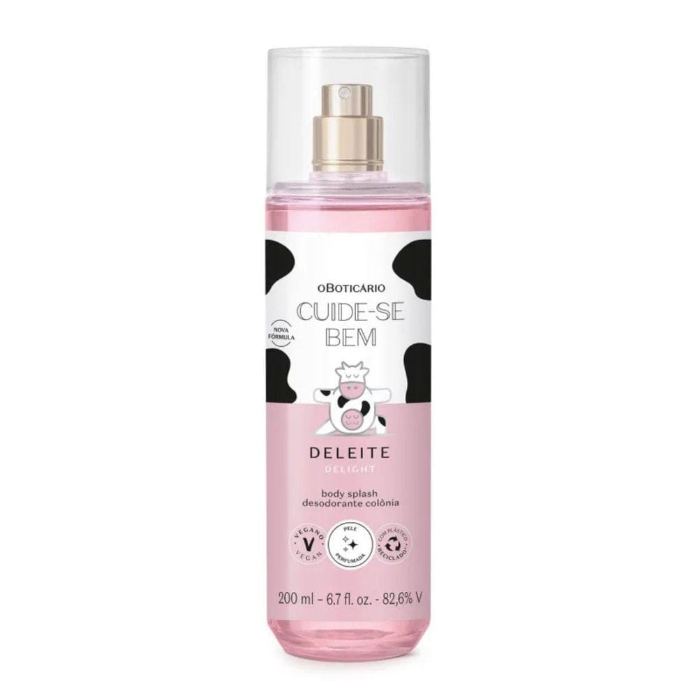 Body Splash Cuide-Se Bem Deleite O Boticário 200Ml