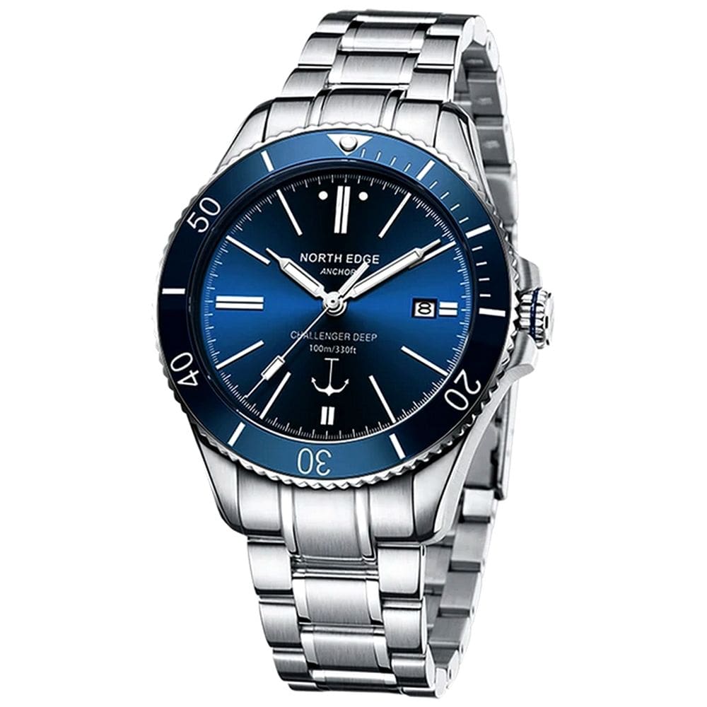 Relógio de pulso mecânico masculino ANCHOR Automatico Impermeavel 100m À prova D´agua