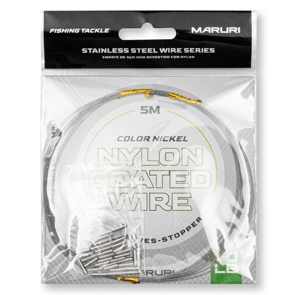 Cabo De Aço Inox Flexível Maruri 100Lb 5M Com 35 Luvas