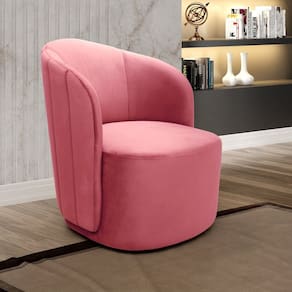 Poltrona Concha Stela Decoração Moderna Rosa