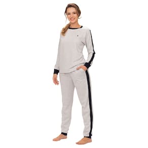 Pijama Feminino Longo Inverno Moletinho Felpado Quentinho