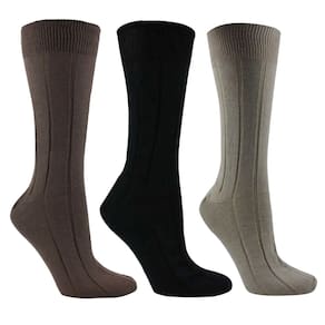 Kit Meia 3 Pares Unissex Cano Longo Casual em Algodão Trifil Tk7025