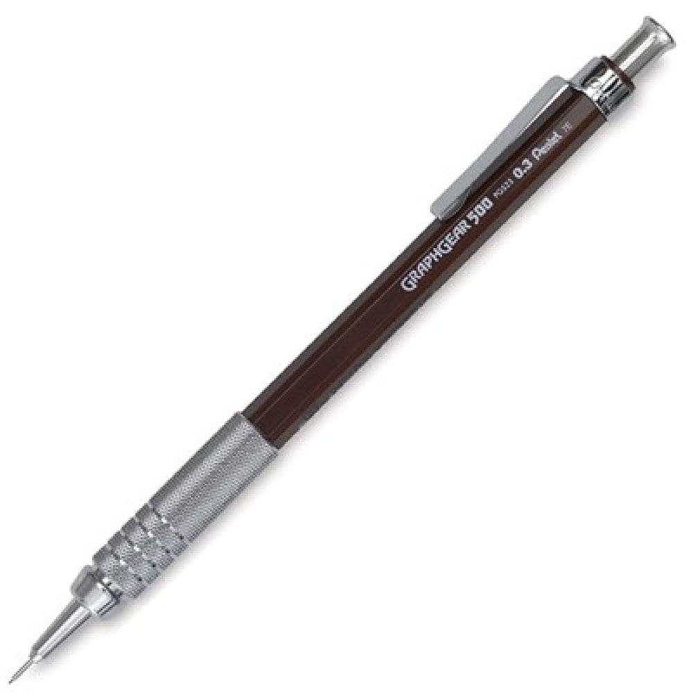 Lapiseira Graphgear 500 X 0,3mm Marrom Pentel Pg523-e