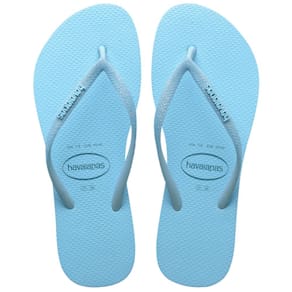 Chinelo Havaianas Slim Glitter Neon Azul Water