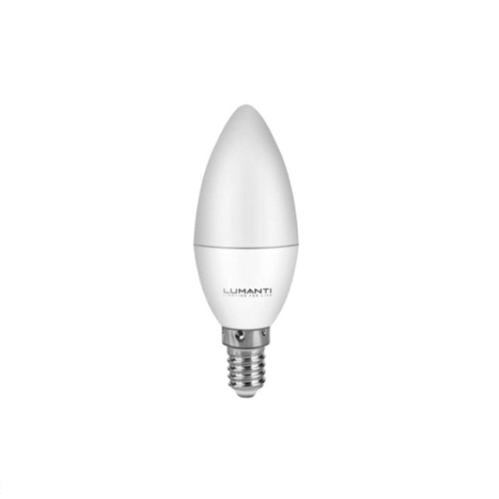 Lampada Led Vela Leitosa 4W 7200K E14 Lumanti
