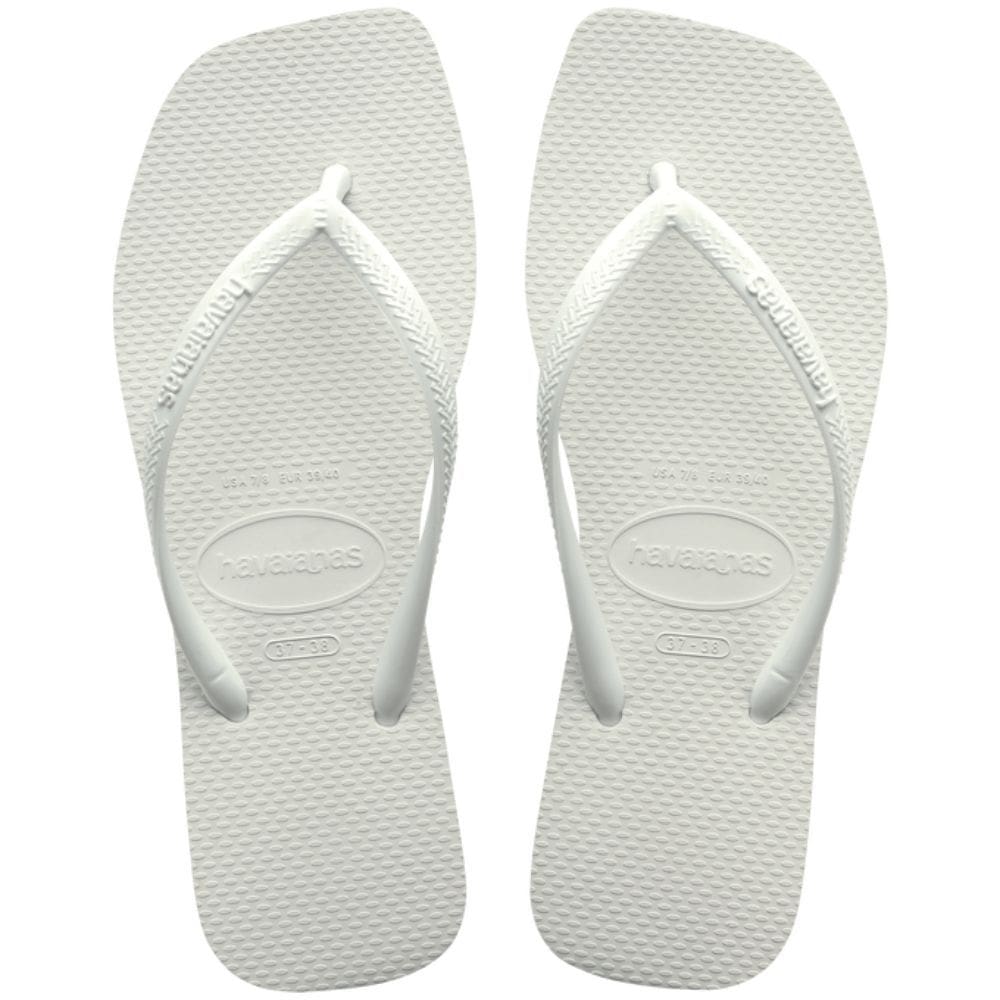 Chinelo Havaianas Slim Square Branco