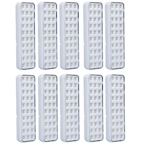 Kit 10 Luminária Luz Emergência Lde30 Led Intelbras Autônoma