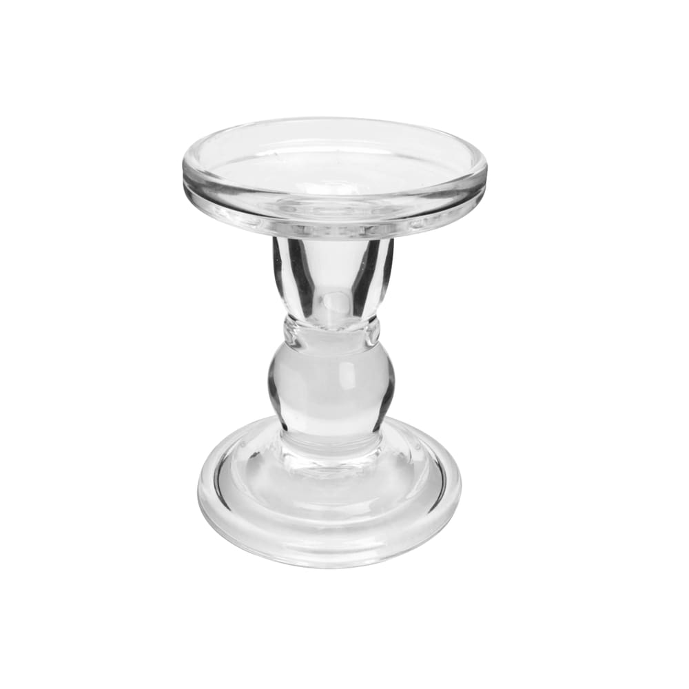 Castiçal De Vidro 11X8,5Cm