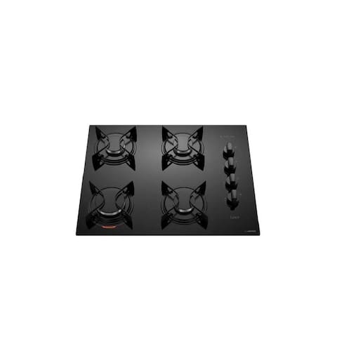 imagem-Cooktop Atlas 4 Bocas Utop com Mesa de Vidro Preto - Bivolt