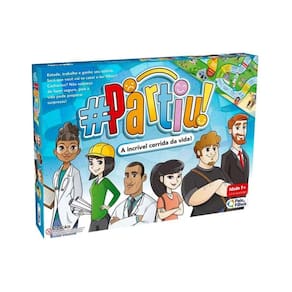 Jogo de Tabuleiro Partiu Portátil a Corrida da Vida Pais e Filhos