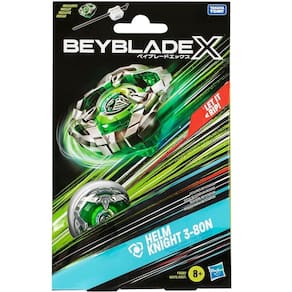 Beyblade X Piao e Lançador HELM KNIGHT 3-80N Hasbro F9581
