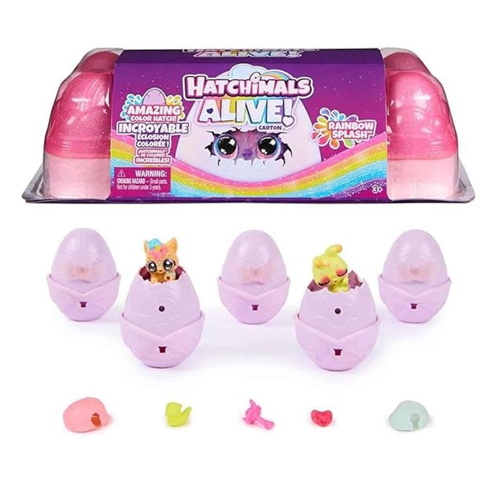 Hatchimals Alive Ovos Surpresa Rainbow Splash - Sunny