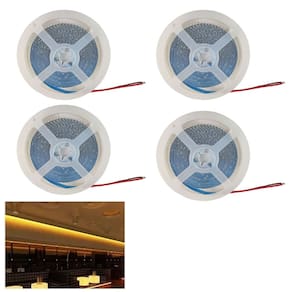 Fita Led 3000 16W 5 Metros 240 Leds Kit 4 Unidades Quarto Sala Casa Apartamento Gesso Teto Rebaixado