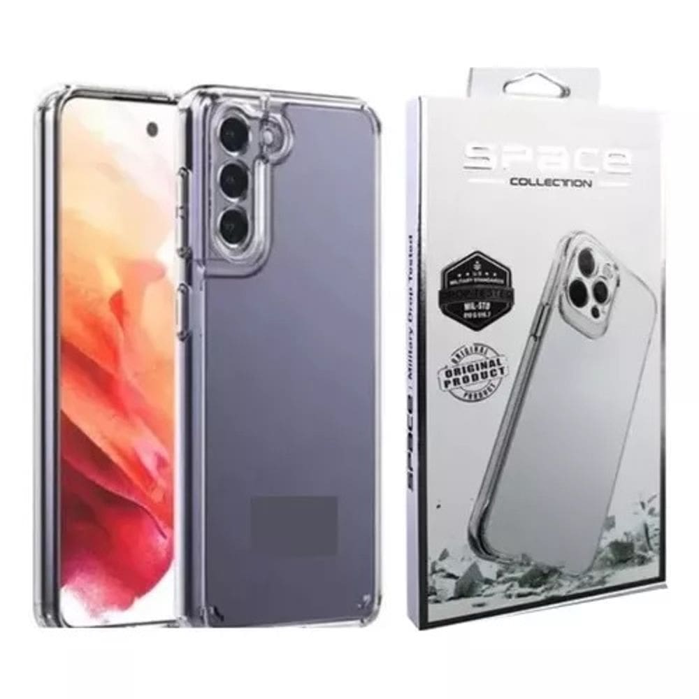 Capa Capinha Space Hybrid Clear Anti-Impacto P/ Samsung Galaxy A55