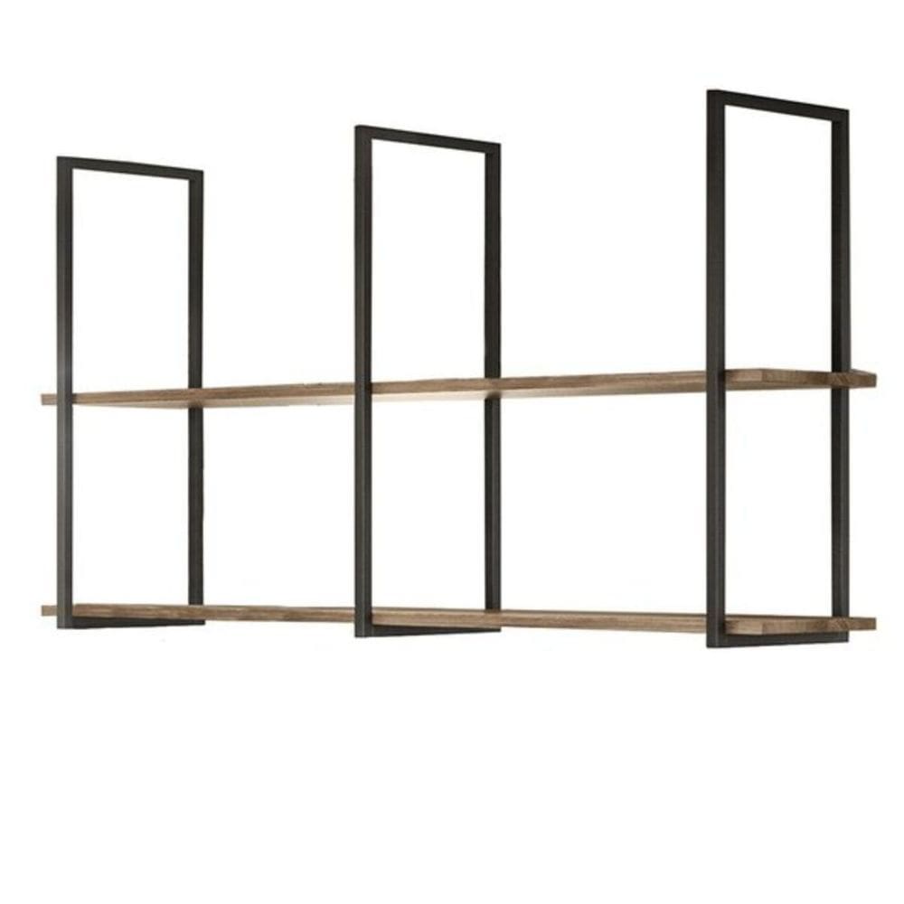 Prateleira Suspensa Industrial Aurora Plus Demolição Preto