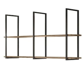 Prateleira Suspensa Industrial Aurora Plus Demolição Preto